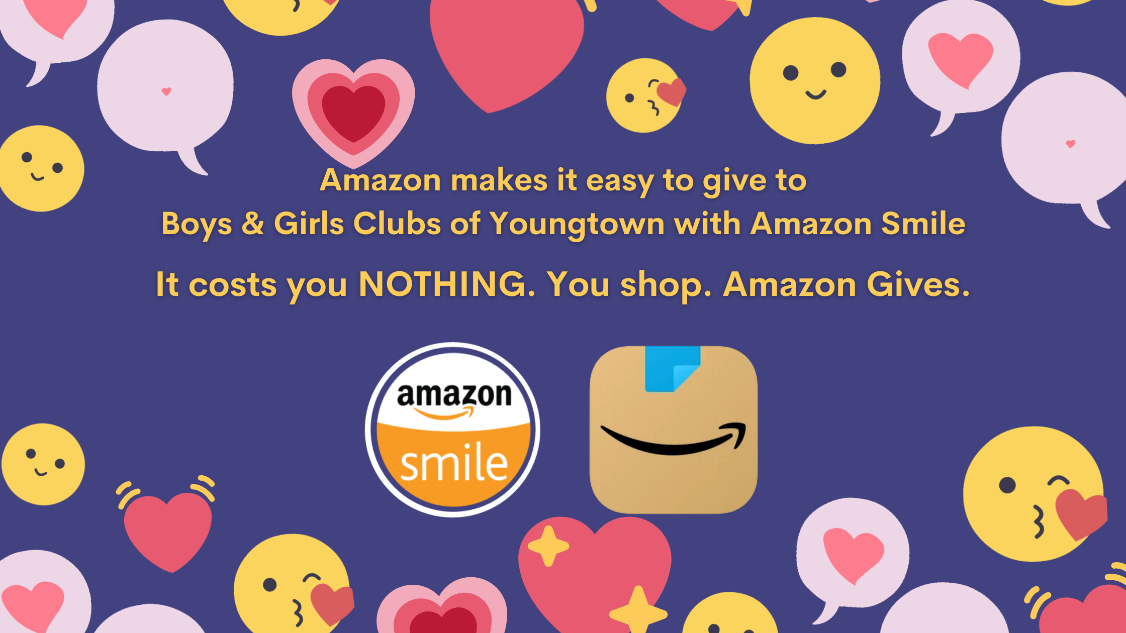 You Shop. Amazon Gives.